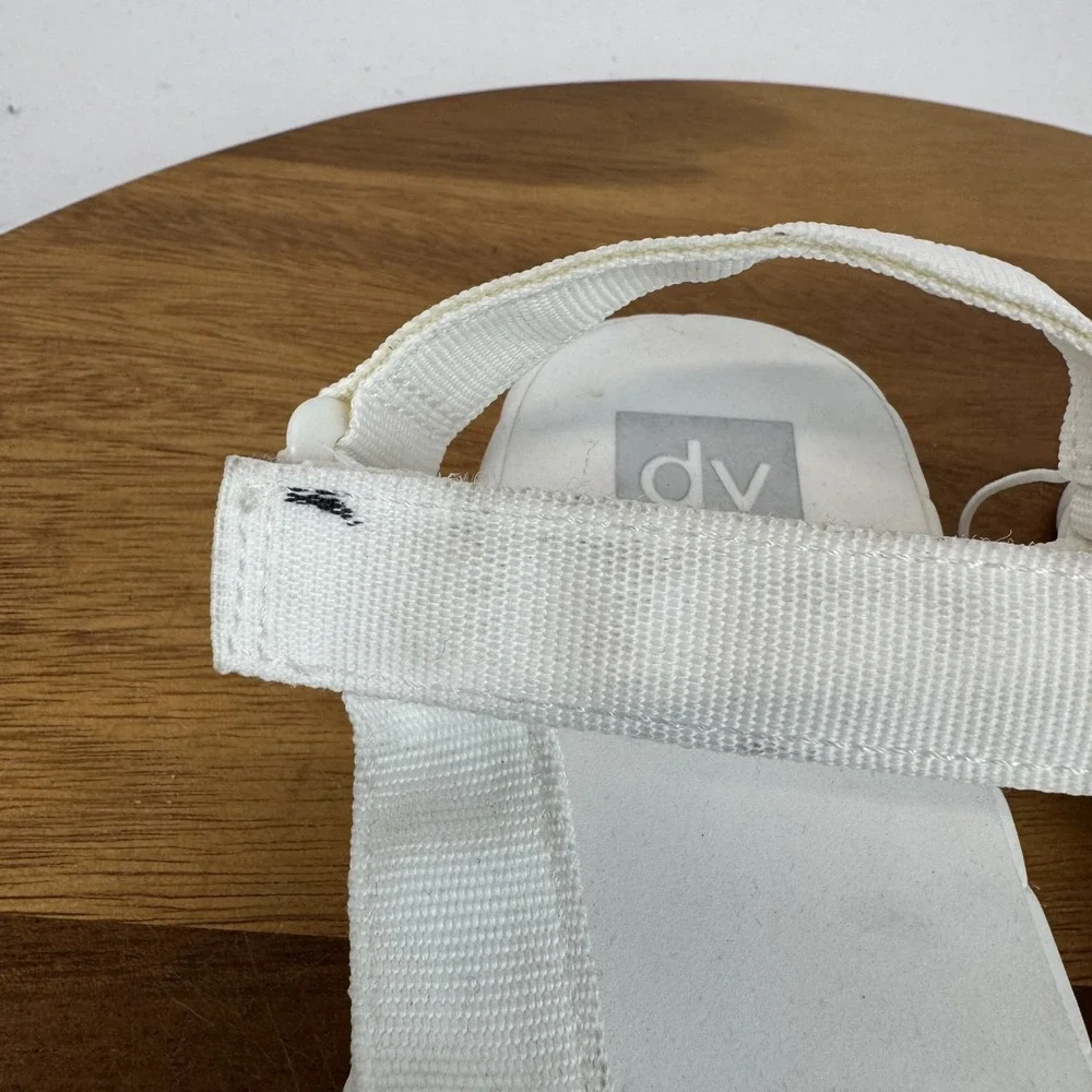 New NWOB‎ Little Kids Dolce Vita Zaidey Strappy Platform White Sandals Size 13 C